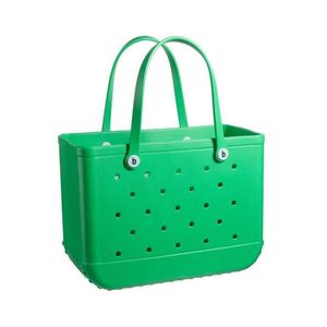 Сумки для пляжей Оптовая новая ева пляжная сумка Eva Basket Hole Big Bag Сумка для хранения сумки сумки сумки 230217
