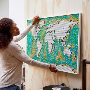 Crafts World Harita Süs Mozaik Yapı Taşları 61203 99007 11695pcs 31203 Yaratıcı Model Oluşturma Fikirleri Tuğla Çocuklar Noel Eğitimleri Doğum Günü Hediyeleri