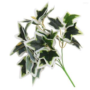 Dekoratif çiçekler sahte bitki enfes hediye simülasyonu yeşil yapraklar yapay sürüngenler düğün dekorasyon parti malzemeleri