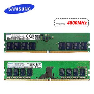 محركات الأقراص الصلبة Samsung Ram Memory DDR3 DDR3 32GB 16GB 8GB 4GB DDR5 4800MHz 3200MHz 2666MHz U DIMM 288PIN لجهاز كمبيوتر سطح المكتب ME