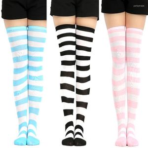 Kadın Çorap Kızlar Pamuk Komik Kadın Kıkmaz Yüksek Diz Uzun Şerit Baskı 27 Renk Tatlı Seksi Sevimli Hip Hop Sox