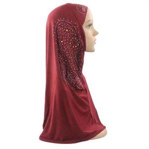 Этническая одежда 12 шт. Один дюжина мусульманских хиджаб для женщин девочки Амира головной платок ледяной шелк материал красивая вышивка оптом