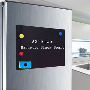 Blackboards мягкая доска написания доски для списка магнитной кладовой ластик для стен детские маркер кухонный холодильник черная наклейка 230217