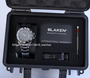 Relógio masculino de luxo v11 preto 904L aço inoxidável ETA3235 anéis de relógio de cerâmica1116610 relógios mecânicos automáticos masculinos 44 mm espelho de safira pulseira de couro pacote de presente