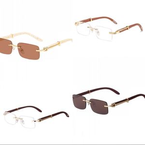 Мужские солнцезащитные очки женские роскошные occhiali da sense classic madery reless прямоугольные солнцезащитные очки ретро чистые прозрачные буйволи
