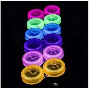 Acessórios para lentes de contato de alta qualidade lentes de casos colorf caixa de moda de moda entrega de gotas de gotas de beleza de beleza saúde