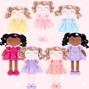 Фаршированные плюшевые животные Gloveleya Dolls Mabd Girl Gift Gist Toys Curls Princess Doll Toy Kids Gift Toddler 230217