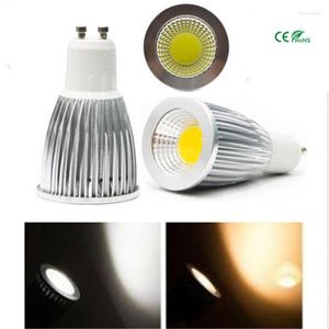 1pcs/lot super яркий 9W 12W 15W 15W GU10 COB LED BUMAD 110V 220V Dimmable прожекторы теплые/прохладные белые Gu 10 Lamp Lighting