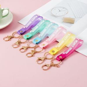 Клавиатура браслета, изготовленная из PVC Материал Творческий Желли Цвет Car Accessories Accessories Key Chain Gift Pendan