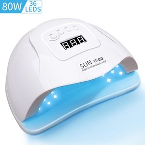 Nail Dryers Led Lamp For Nails Uv Nail Drying Light For Gel Nail Manicure Polish Cabin Lamps Dryer Machine Nails Equipment Professional 230220