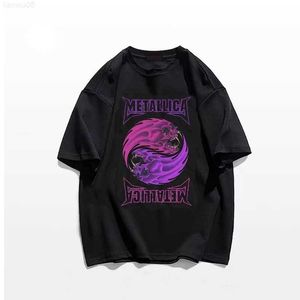 Мужские футболки хэви-металлическая рок-группа печатная футболка мужская футболка 100cotton Skullon Women Women Vintage Tshirts Негабаритная мужская одежда Бесплатная доставка Z0221