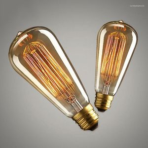 220-240v LED Light Bulb Retro Yellow Coffee House Decor Industrial Style Lamp