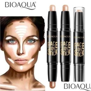 Concealer Bioaqua Pro Pen Gace Make Up Жидкий водонепроницаемый контурный контурный фундамент Контурный макияж макияж карандаш карандашная доставка капля h dhumm