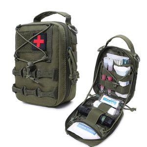 Сумки на открытом воздухе Tactical Molle First Aid Kit Edc Sucking Survival EMT Аварийный инструмент для талии упаковка военная охота на кемпинг