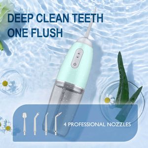 Lavadora de dente de fio dental portátil Lavadora de dentes de cavidade oral Remoção de cálculo Limpador de dente de dente de dente elétrico 230202