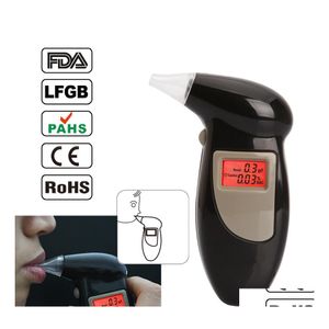 Alkolizm Test Araç Polis Elde Taşınağı Alkol Test Cihazı Dijital Nefes Breathalyzer Analyzer LCD Dedektörü Tackligh Damla Teslimat Mobilleri Dhmak