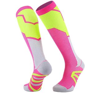 5 adet çorap çorap sıcak satış spor kasları fitness tüp çorapları sıkıştırabilir maraton koşu spor çoraplar erkek ve kadın baskı çorapları z0221