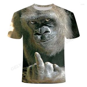 Мужские рубашки орангутана мужская футболка для модных футболок для модных футболок детские хип-хоп
