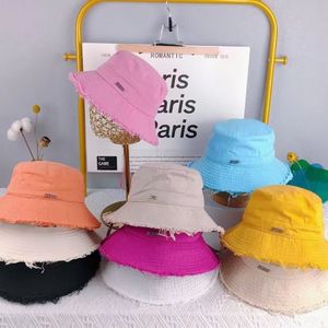 Дизайнерская шляпа-ведро Le Casquette Bob Шляпы с широкими полями для женщин Пляжная кепка с бахромой Доступно 10 цветов