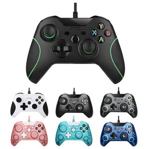 Xbox One Video Game için USB Kablolu Denetleyici Microsoft Xbox Serisi X S Gamepad Controle Joypad için Windows PC için