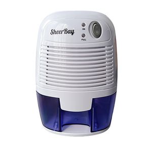 SheerBay Deumidificatore ultra silenzioso con serbatoio d'acqua grande da 500 ml Piccoli deumidificatori compatti Portatile elettrico per rimuovere l'umidità