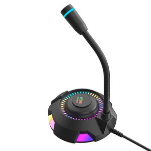 Настольный микрофон K98 с RGB красочная светлая компьютерная игра