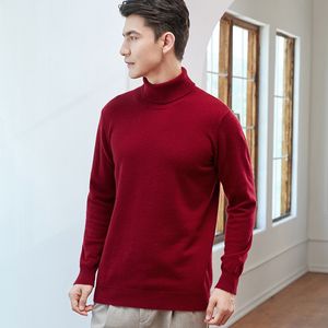 Мужские футболки Зимние мужское палочковое свитер роскошная мода мода 100 шерстяная дичь теплый бизнес джентльмен. Пуловые пулочки бесплатно 230223