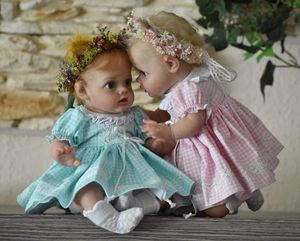 Dolls 30CM Already Painted finished doll reborn Baby Flo fairy Elf bebe doll lifelike real touch mini doll 3D Skin with Visible 230225
