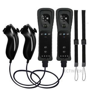 Oyun Denetleyicileri Joysticks Uzaktan Uyumlu Nintendo Wii Konsol Kablosuz Gamepad Denetleyicisi Nunchuck Kontrol Joystick Joypad İsteğe Bağlı Hareket Plus 230225