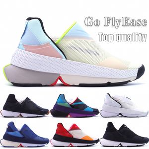 En Kaliteli Go FlyEase Erkek Kadın Bağcıksız Koşu Ayakkabısı Çorap Tasarımcıları Dinamik Turkuaz Celestine Mavi Siyah Sakız Sunrise Açık Sneakers Boyut 36-45