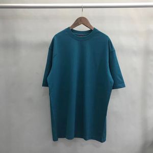 Tasarımcı Sportif T Shirt Yeşil Üstler Erkekler İçin Basit Gömlekler Pamuk Dimi Kumaş Pamuk Yıldönümü Özel Baskı Kadınlar Günlük Trendi Büyük Boy Ganni Mağaza Erkek Giysileri