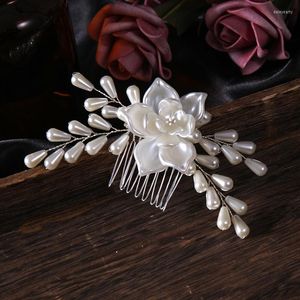 Brincos de backs Fashion Flower Hair Band Pearl GEOMETRIC EAR CLIPES ACESSÓRIOS Decoração Ornamentos