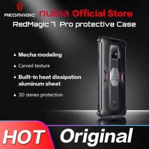 Handyhüllen Original Nubia Schutzhülle für RedMagic 7 7S Thermal Shell Stoßfeste Abdeckung Red Magic 6R 7 6S tectiveCase W221014