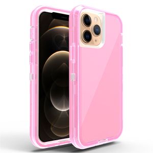 Прозрачный чехол для мобильного телефона для iphone 13 Soft TPU Hard PC Back Cover