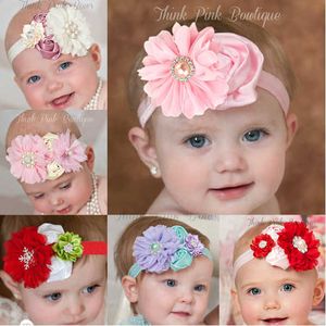 C42 Yeni Çoklu Bebek Çiçek Kafası Kızlar Bebek Fotoğraf Heapwear Props Çocuk Saç Band