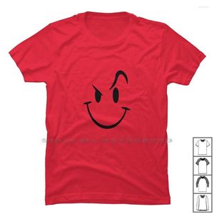 Magliette da uomo Evil Acid House Smily Face Camicia da uomo in cotone Cartoon Smile Miley Humor Nerd