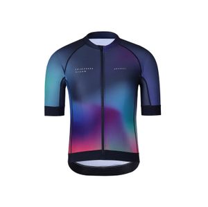 Велосипедные рубашки топы Spexcel Aero Race Fit Colourburn Vision 2,0 Кратков с коротким рукавом Легкая ткань для мужчин и женщин.
