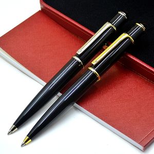 Фонтанные ручки LMP Высококачественная серия Diabolo Series Black Metal Ballpoint Pen Stationery Office School Supply Написание гладких шариков 15 цветов 230228