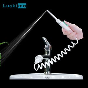 Other Oral Hygiene Faucet Oral Irrigator Portable Teeth Cleaner Dental Water Flosser Pressure Adjustable Water Pick Jet Flossing No Charge Need 230227