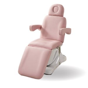 Beauty Items LOGO custom PU waterproof leather pedicure chair pink white beauty bed for sale at low price