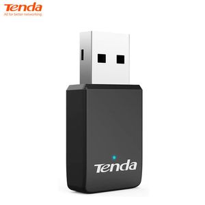 Маршрутизаторы Tenda U9 650MBS USB Rourter Wireless 2,4 5G Adapter Adapter Adapter Высокоскоростная сетевая карта двойная антенна для настольного компьютера для ноутбука