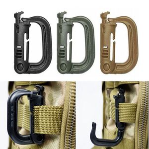 Grimloc Molle Carabiner D Записывающее кольцо пластиковое зажимное зажимное защелка