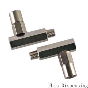 G1/4 G1/8 Dispensing Valf Metal Adaptörü Alt Montaj Adaptörü Dispensing Dispensings iğne adaptörü dişli bağlantı noktası (boyut isteğe bağlı)