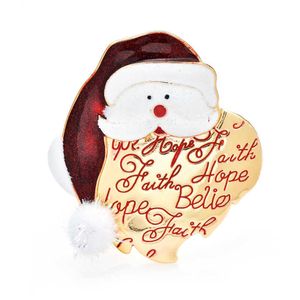 Булавки брошит милый бруш Санта -Клауса Wuli Baby, чтобы запечатлеть сердце отца G230529