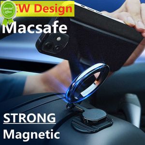 Car Magnetic Car Phone Holder Mobile Dashboard Car Mount Stand Support in Car For iPhone 14 13 12 macsafe Case Folding Car Bracket