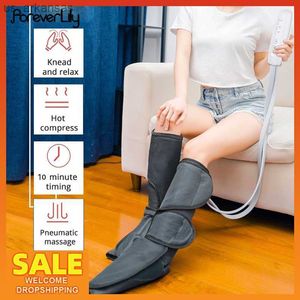 3D -подушки безопасности сжатие горячих сжимающих ног Массажер Успонговаясь, усаживающие голени, релакнуть на каблуках на каблуках.