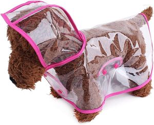 Одежда для собак водонепроницаемое щенка Пейнс розовый/синий/зеленый/белый прозрачный питомец