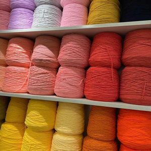 Yarn 400g solid yarn 8 strands 3mm used for carpets cotton ropes tufted gun knitting crochet thread free shipping P230601