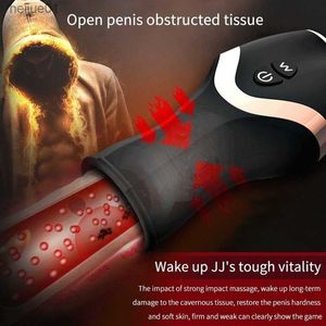 Мужские голенкие массажер мужские секс -игрушки вибрирующие мастурбационные чашки 12 видов частотной вибрации силиконовой секс -машины для мужчин L230518