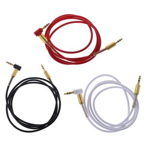 3.5mm Jack Audio Cable 3.5mm Car Spring AUX Cable Gold Plated jack male to male speaker cables Cord